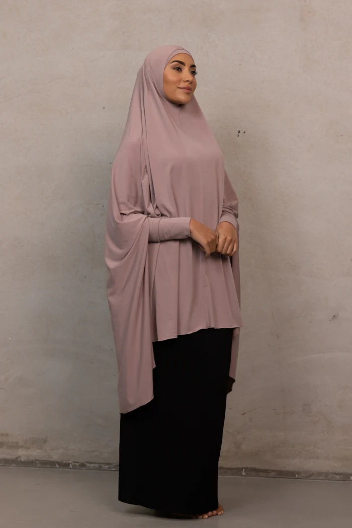 Women's Jilbab - Old Rose - Image 3