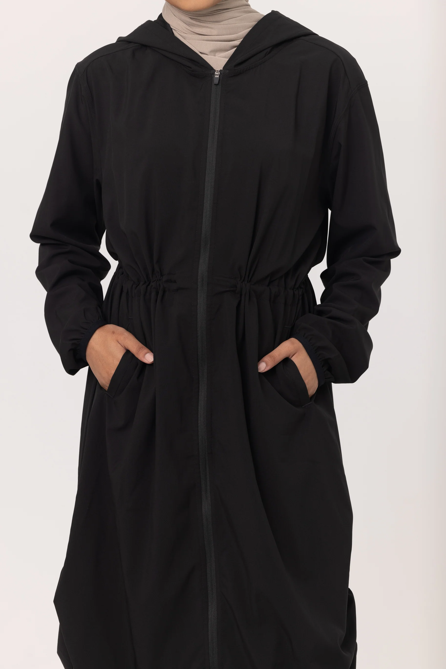 Women's Sports Trench - Black - Image 4