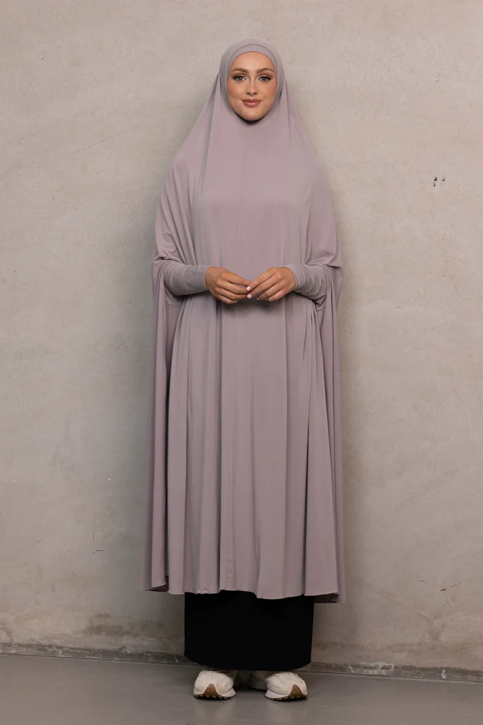 Women's XL Sleeved Jilbab - Purple Dove - Image 3